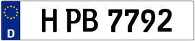 Truck License Plate